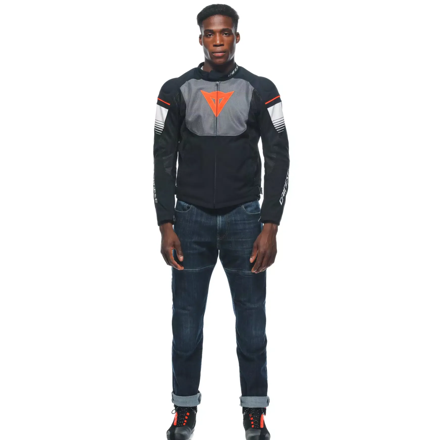 Dainese AIR FAST TEX JACKET BLACK/GRAY/WHITE