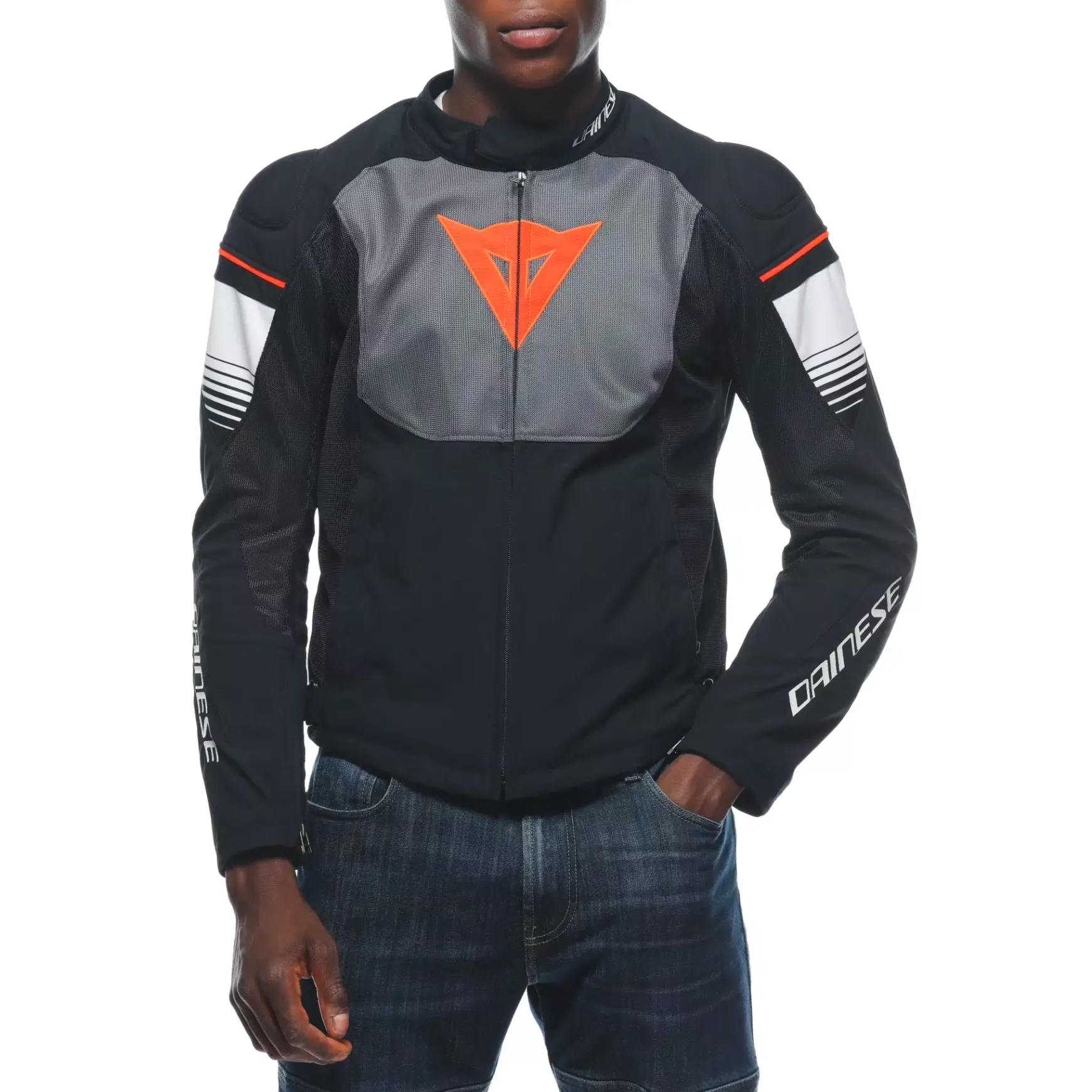 Dainese AIR FAST TEX JACKET BLACK/GRAY/WHITE
