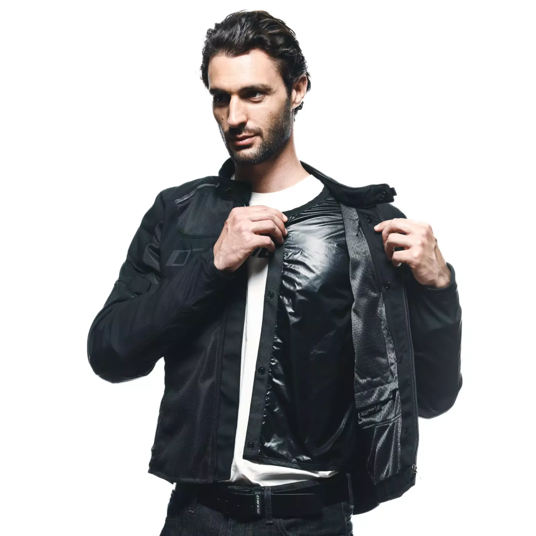 Dainese AIR FRAME 3 TEX JACKET BLACK/BLACK/BLACK Best