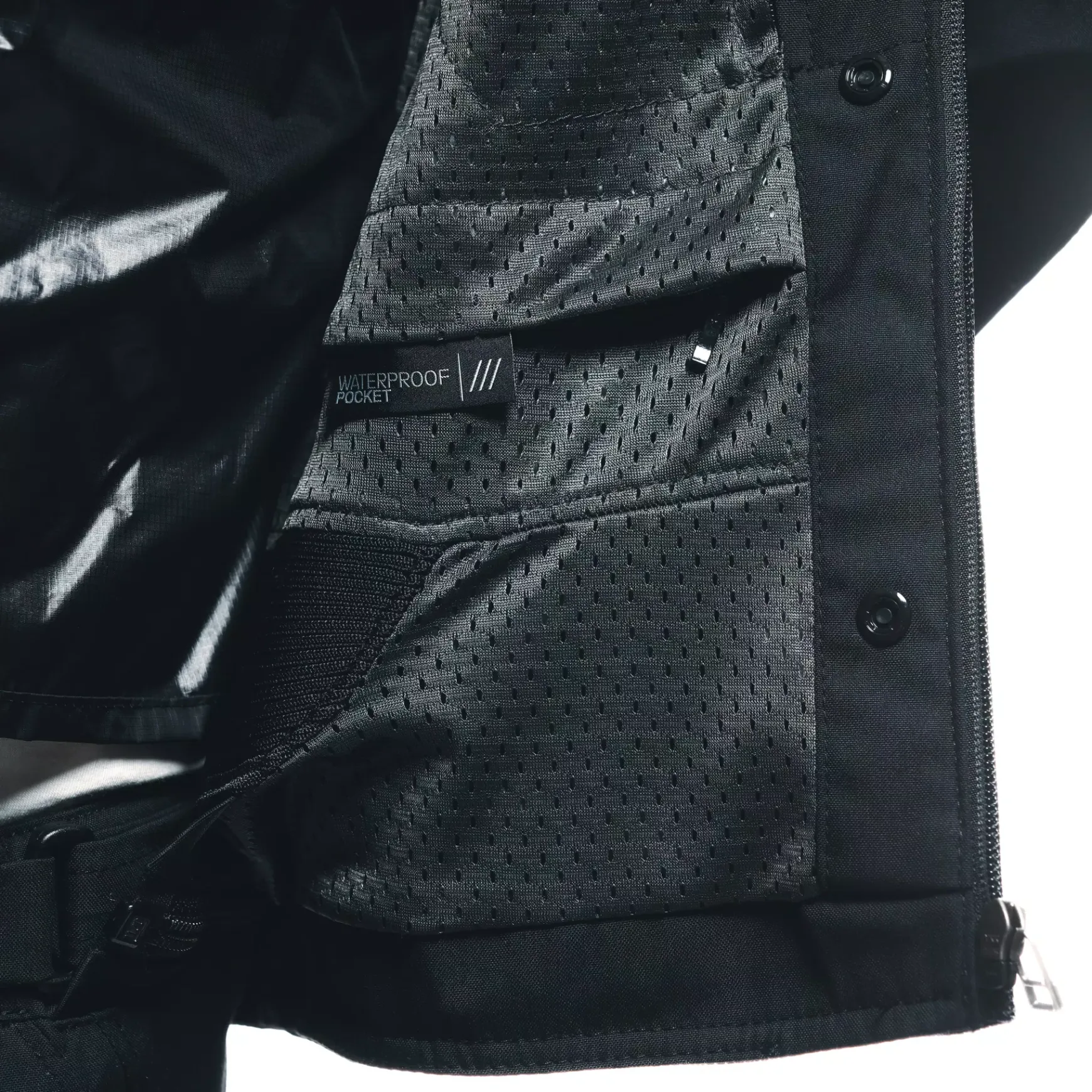 Dainese AIR FRAME 3 TEX JACKET BLACK/BLACK/RED-FLUO