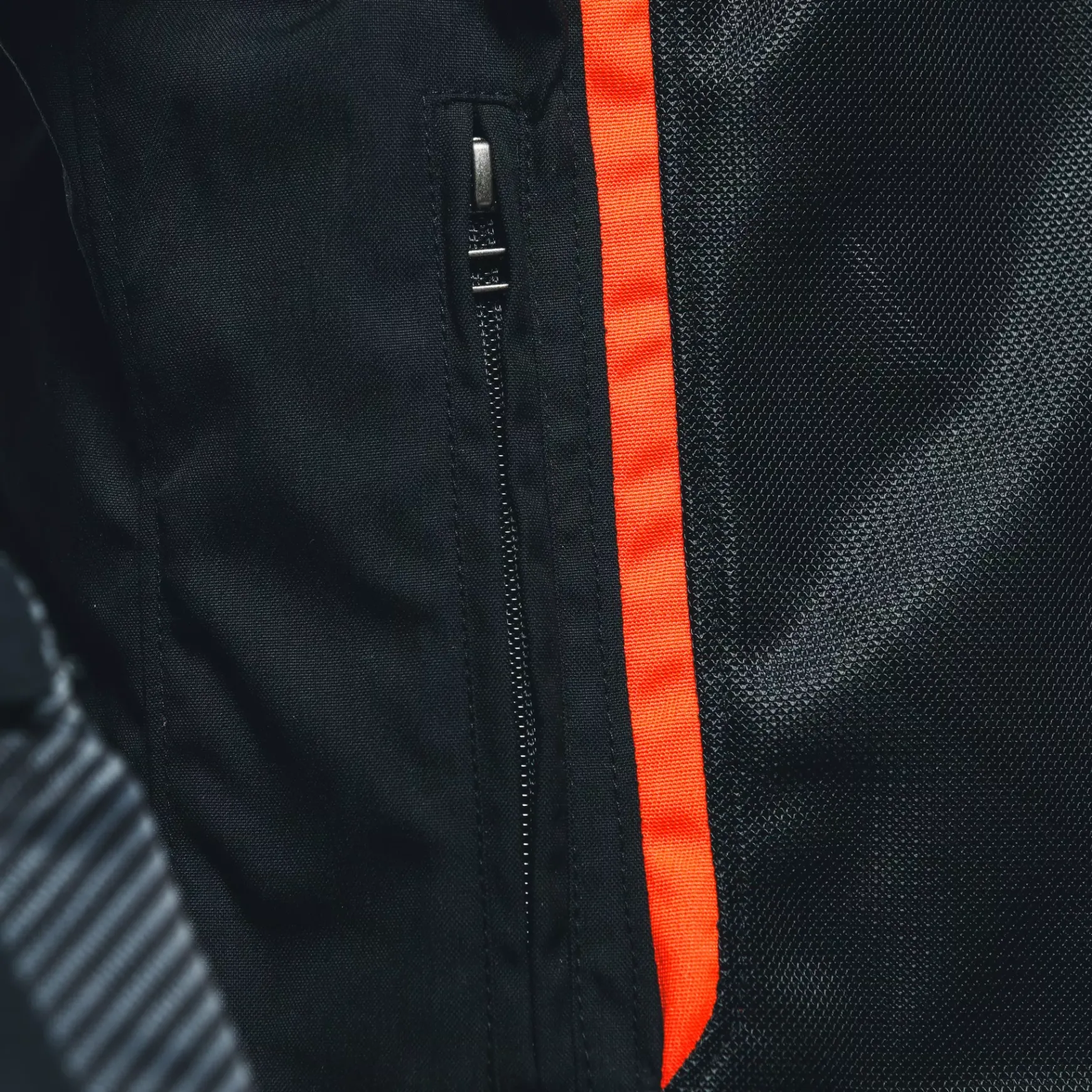 Dainese AIR FRAME 3 TEX JACKET BLACK/BLACK/RED-FLUO