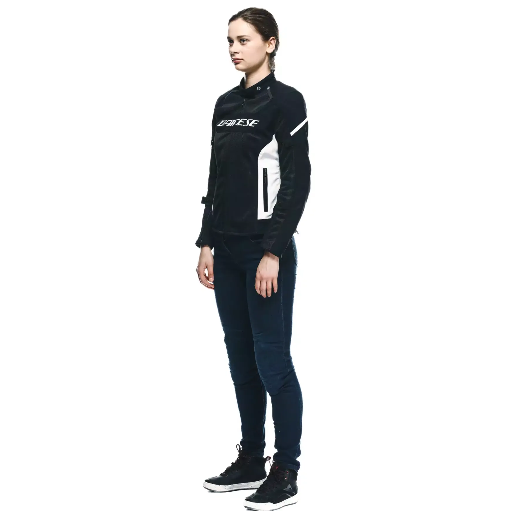 Dainese AIR FRAME 3 TEX JACKET WMN BLACK/WHITE/WHITE Hot