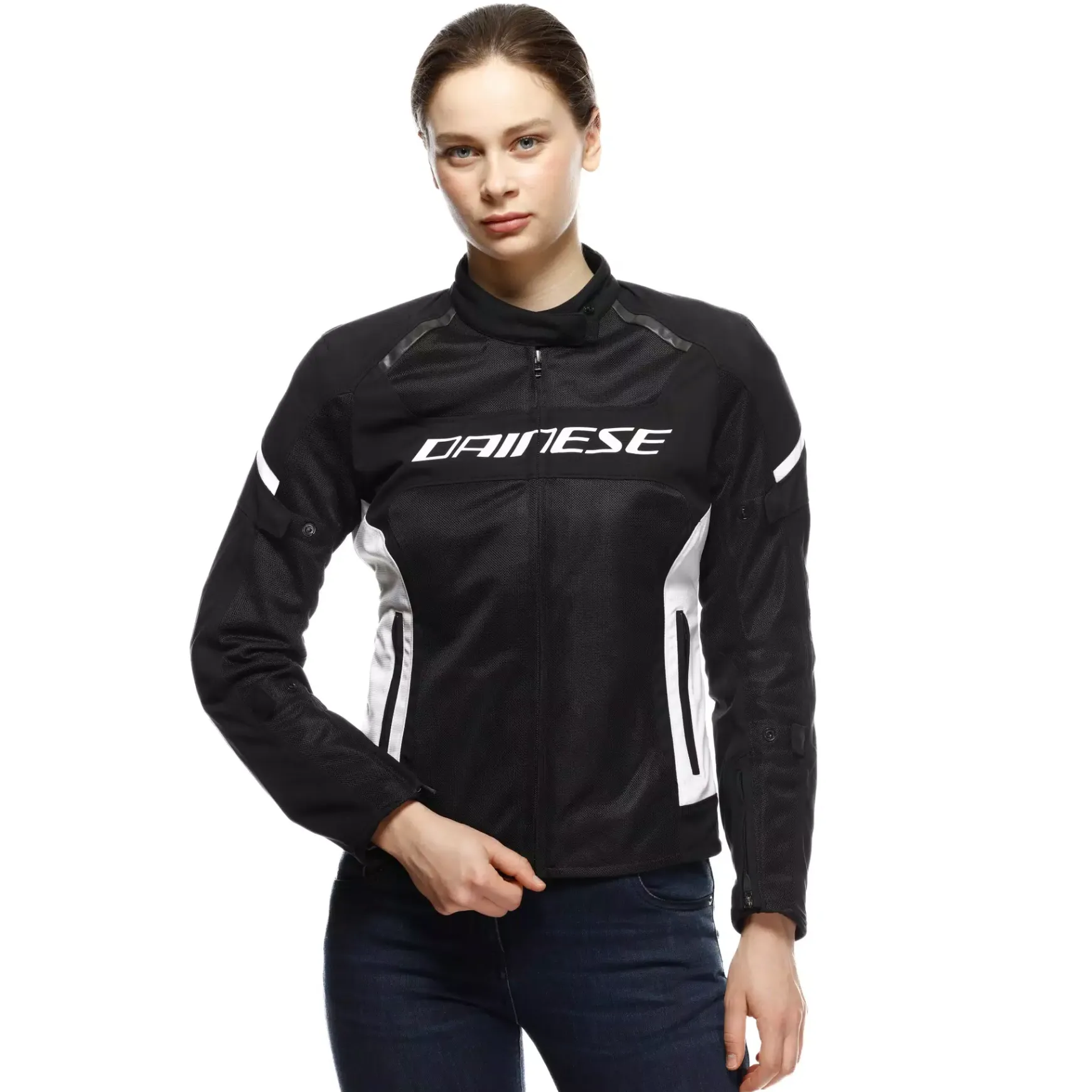 Dainese AIR FRAME 3 TEX JACKET WMN BLACK/WHITE/WHITE Hot