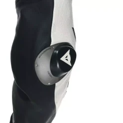 Dainese AUDAX D-ZIP 1PC PERF. LEATHER SUIT BLACK/YELLOW-FLUO/WHITE Outlet