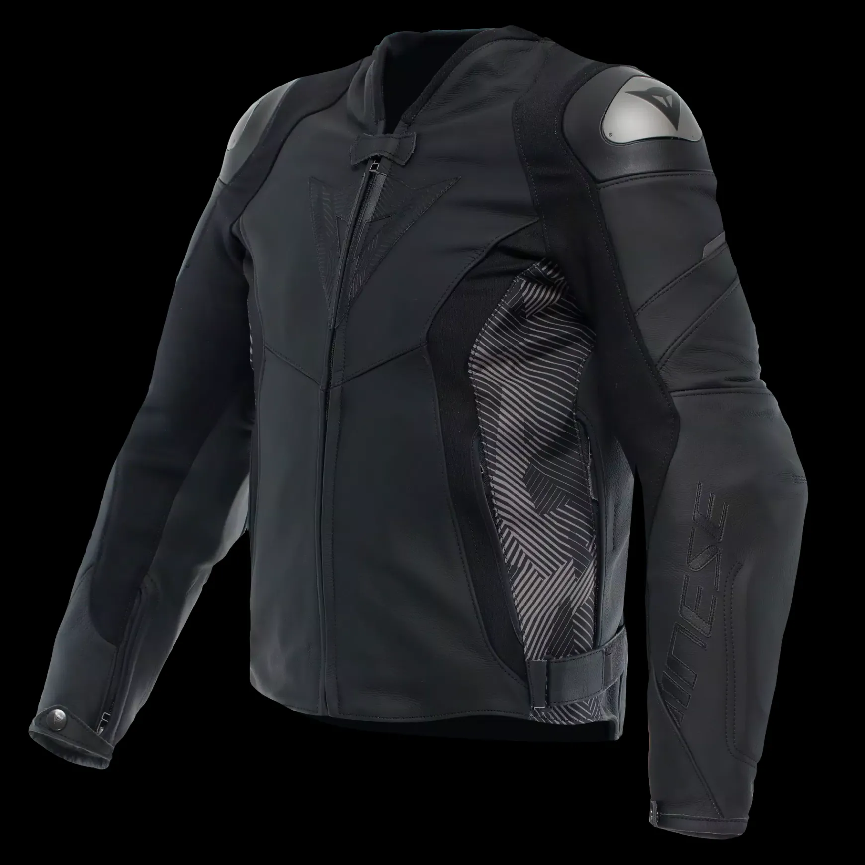 Dainese AVRO 5 LEATHER JACKET BLACK/ANTHRACITE New