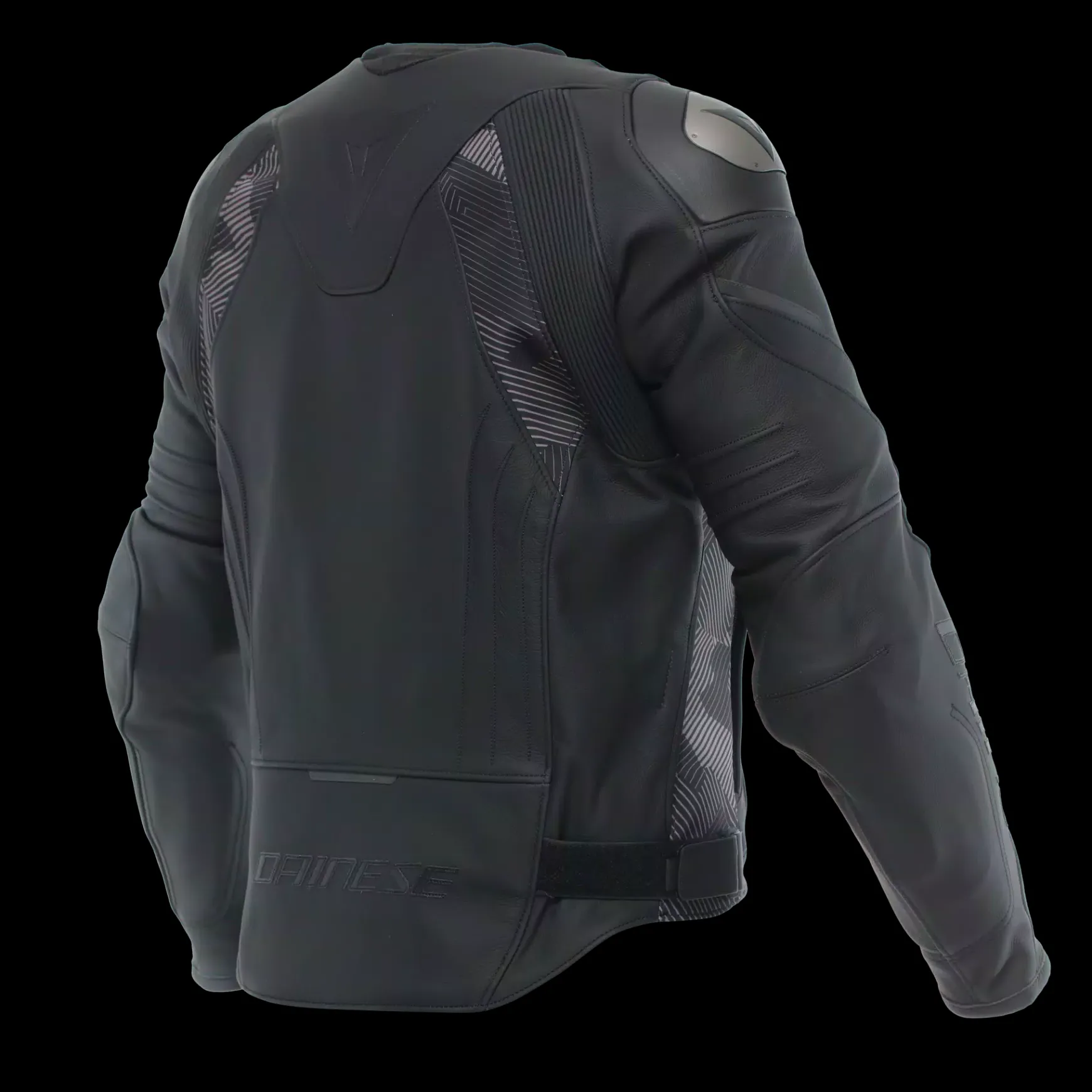 Dainese AVRO 5 LEATHER JACKET BLACK/ANTHRACITE New
