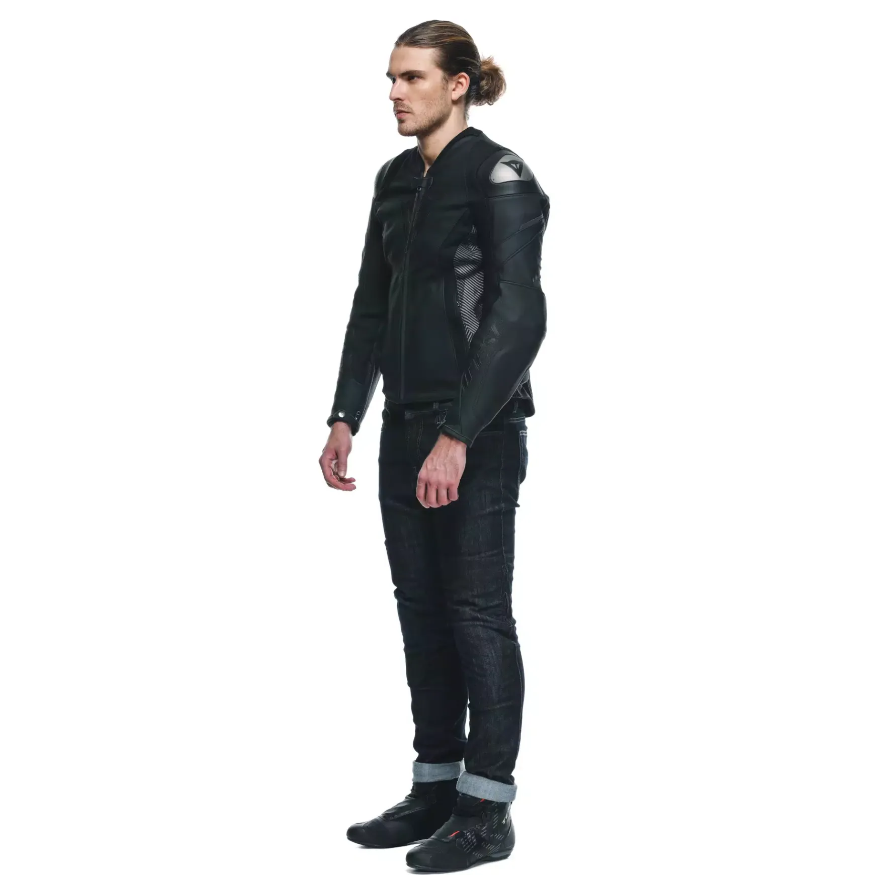 Dainese AVRO 5 LEATHER JACKET BLACK/ANTHRACITE New