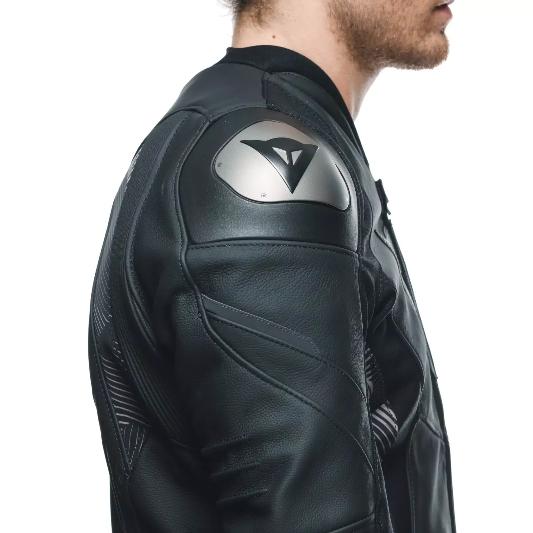 Dainese AVRO 5 LEATHER JACKET BLACK/ANTHRACITE New