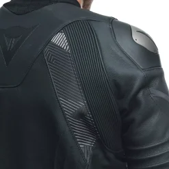 Dainese AVRO 5 LEATHER JACKET BLACK/ANTHRACITE New