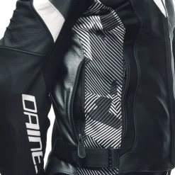 Dainese AVRO 5 LEATHER JACKET BLACK/WHITE/ANTHRACITE Outlet