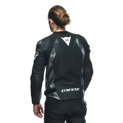 Dainese AVRO 5 LEATHER JACKET BLACK/WHITE/ANTHRACITE Outlet