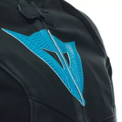 Dainese AVRO 5 LEATHER JACKET WMN BLACK/TEAL/ANTHRACITE Hot