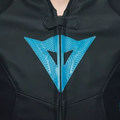 Dainese AVRO 5 LEATHER JACKET WMN BLACK/TEAL/ANTHRACITE Hot