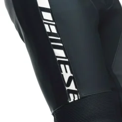 Dainese AVRO 4 LEATHER 2PCS SUIT S/T BLACK-MATT/BLACK-MATT/WHITE Hot