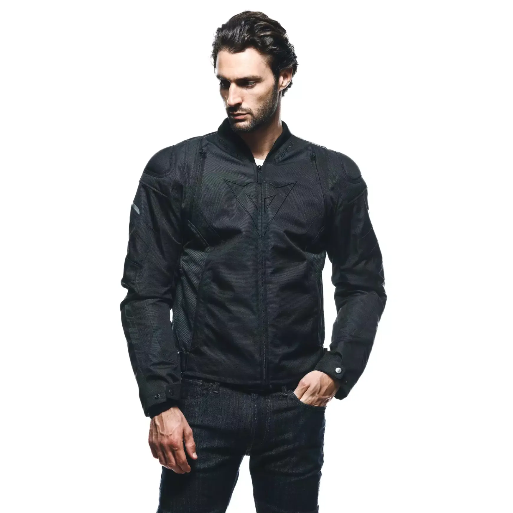 Dainese AVRO 5 TEX JACKET BLACK/BLACK/BLACK Clearance