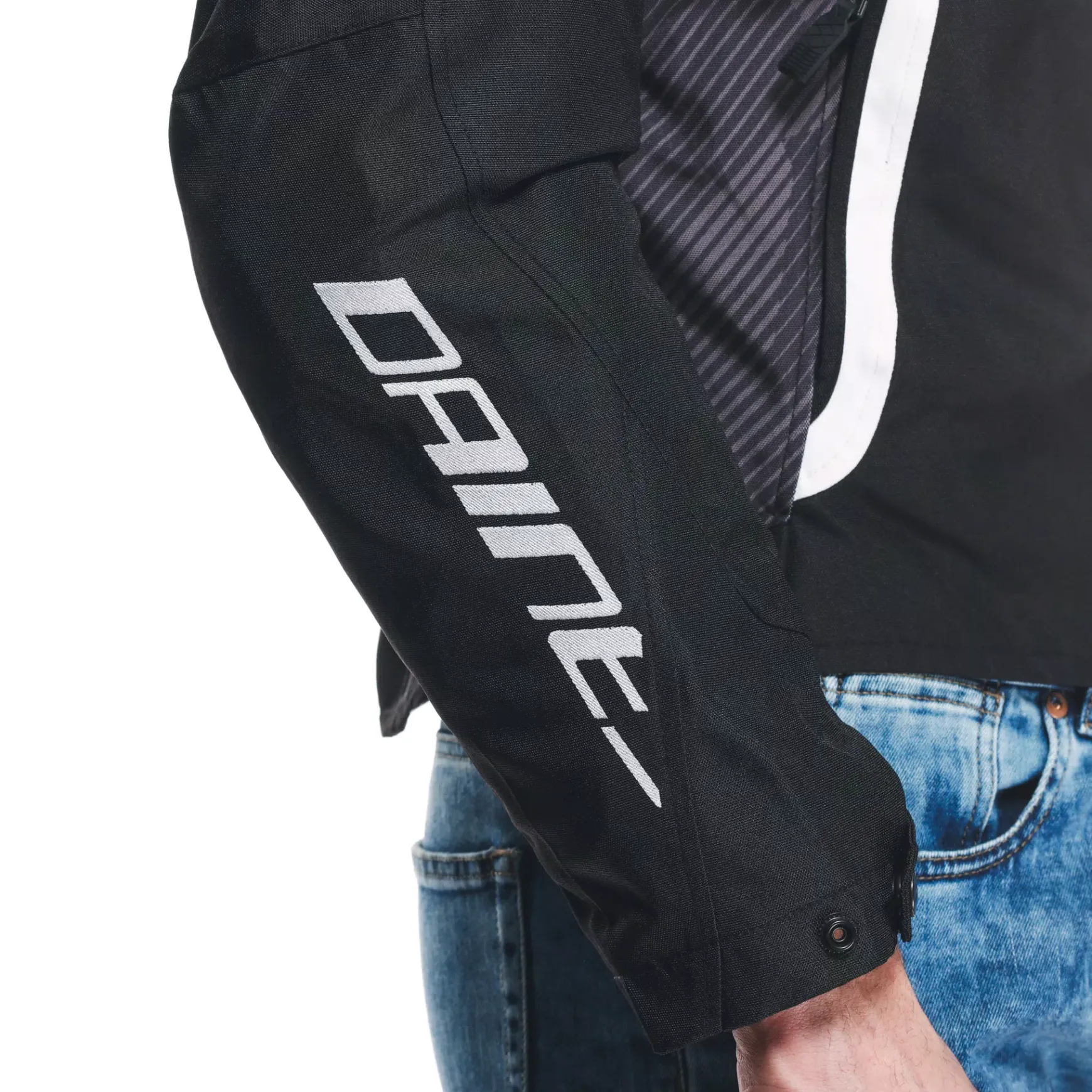 Dainese AVRO 5 TEX JACKET BLACK/WHITE/BLACK Sale