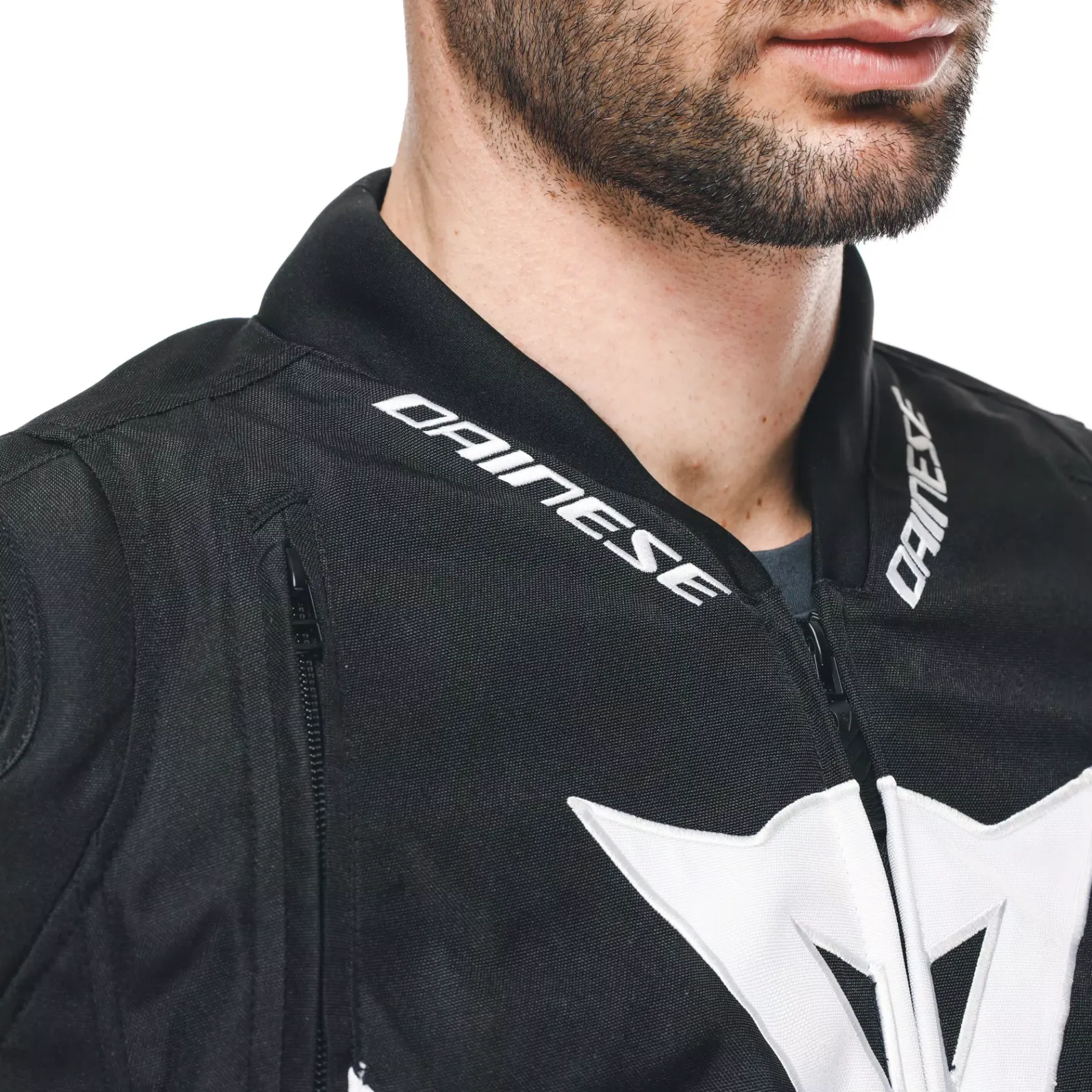 Dainese AVRO 5 TEX JACKET BLACK/WHITE/BLACK Sale