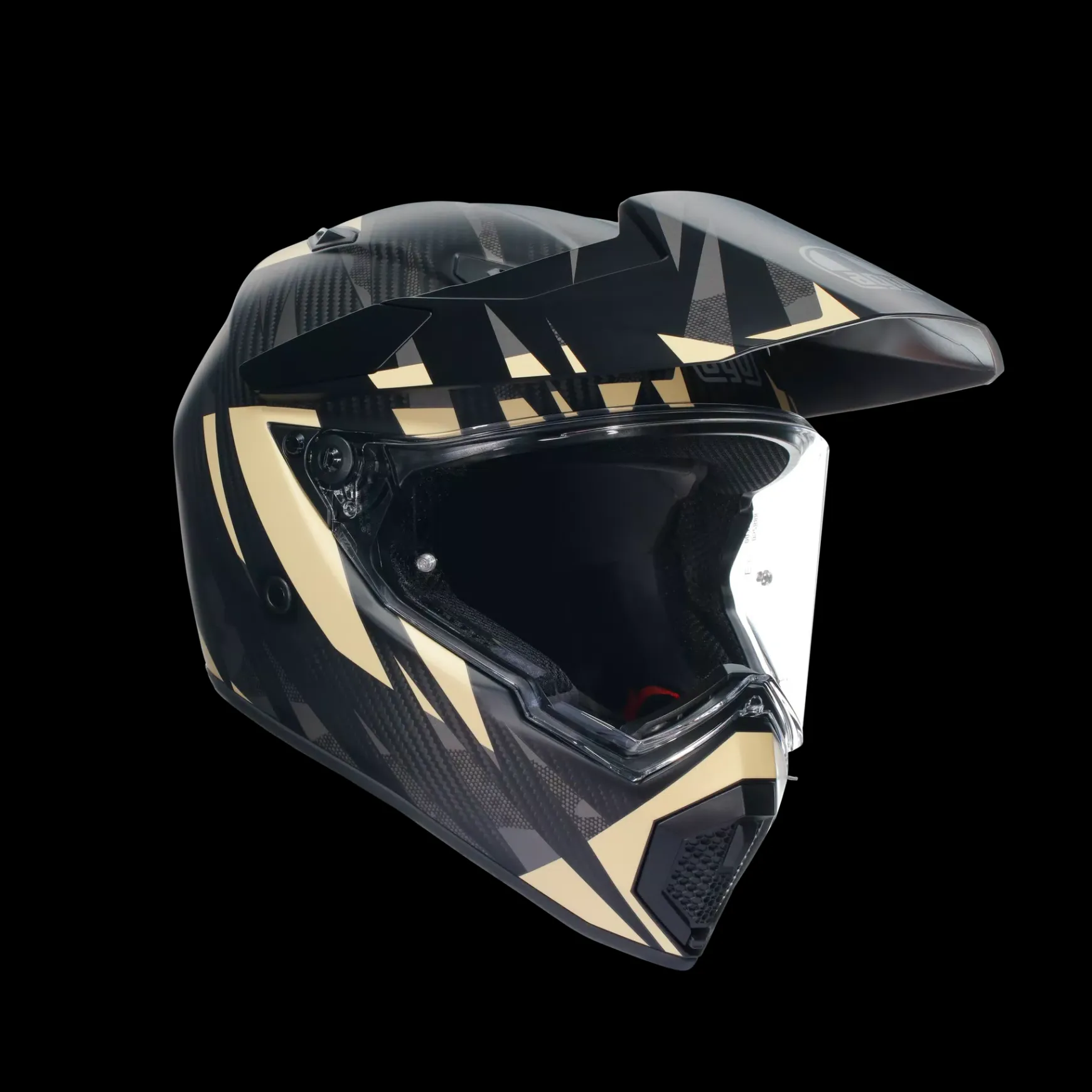 Dainese AX9 STEPPA MATT CARBON/GREY/SAND - MOTORRAD INTEGRAL-HELM E2206 Sale