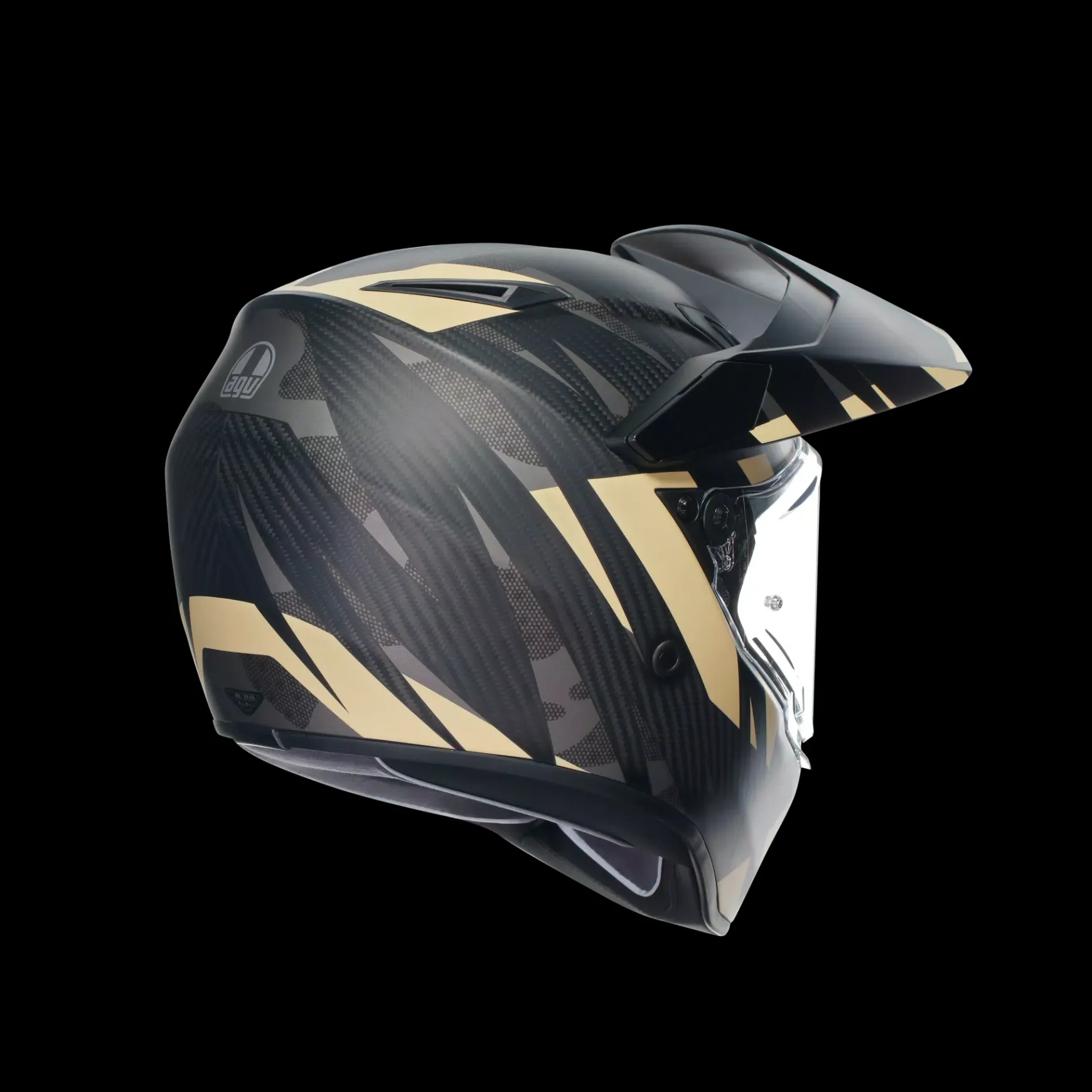 Dainese AX9 STEPPA MATT CARBON/GREY/SAND - MOTORRAD INTEGRAL-HELM E2206 Sale