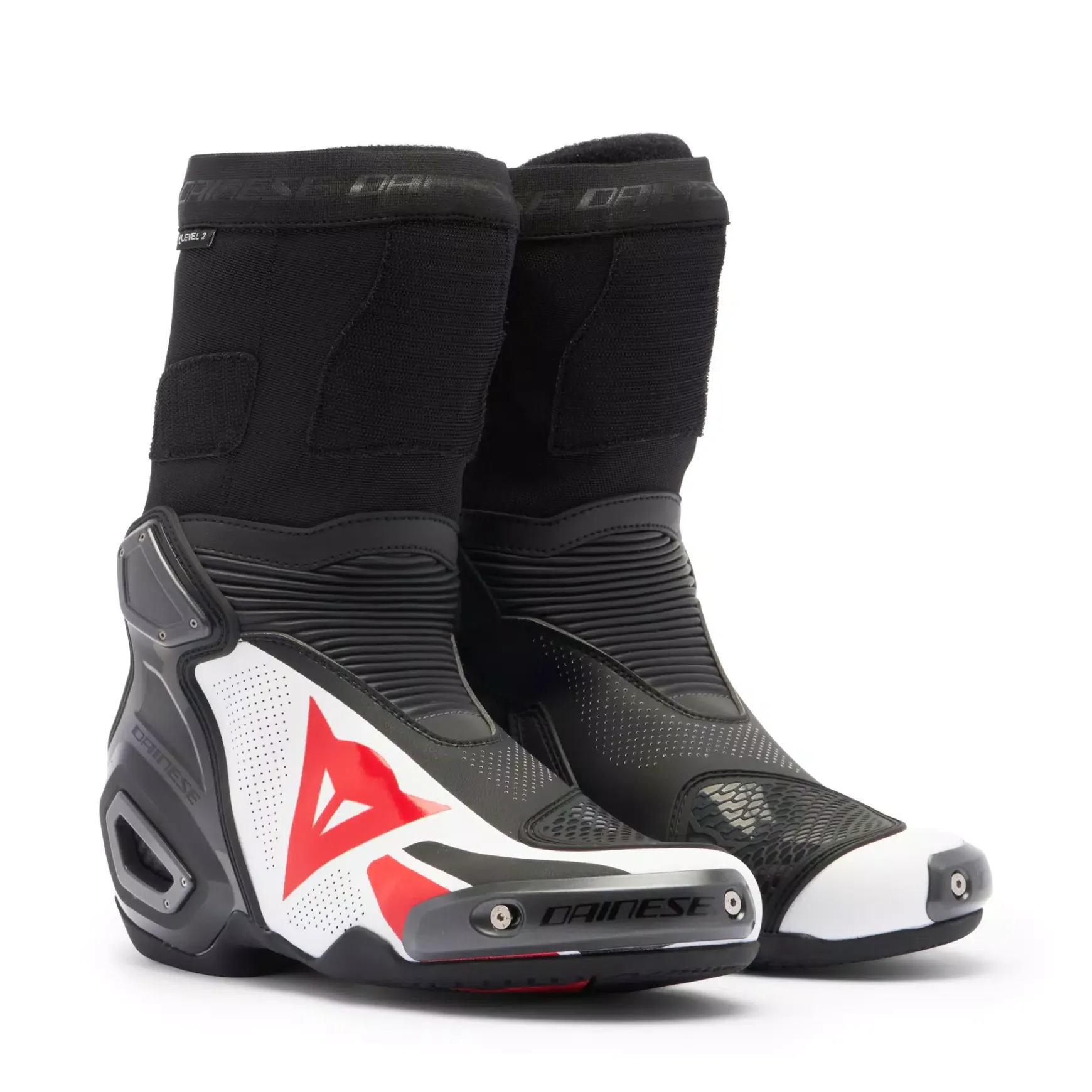 Dainese AXIAL 2 AIR BOOTS BLACK/WHITE/LAVA-RED Hot