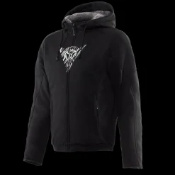 Dainese BOVISA - MOTORRAD-HOODIE MIT PROTEKTOREN HERREN BLACK/WHITE Online