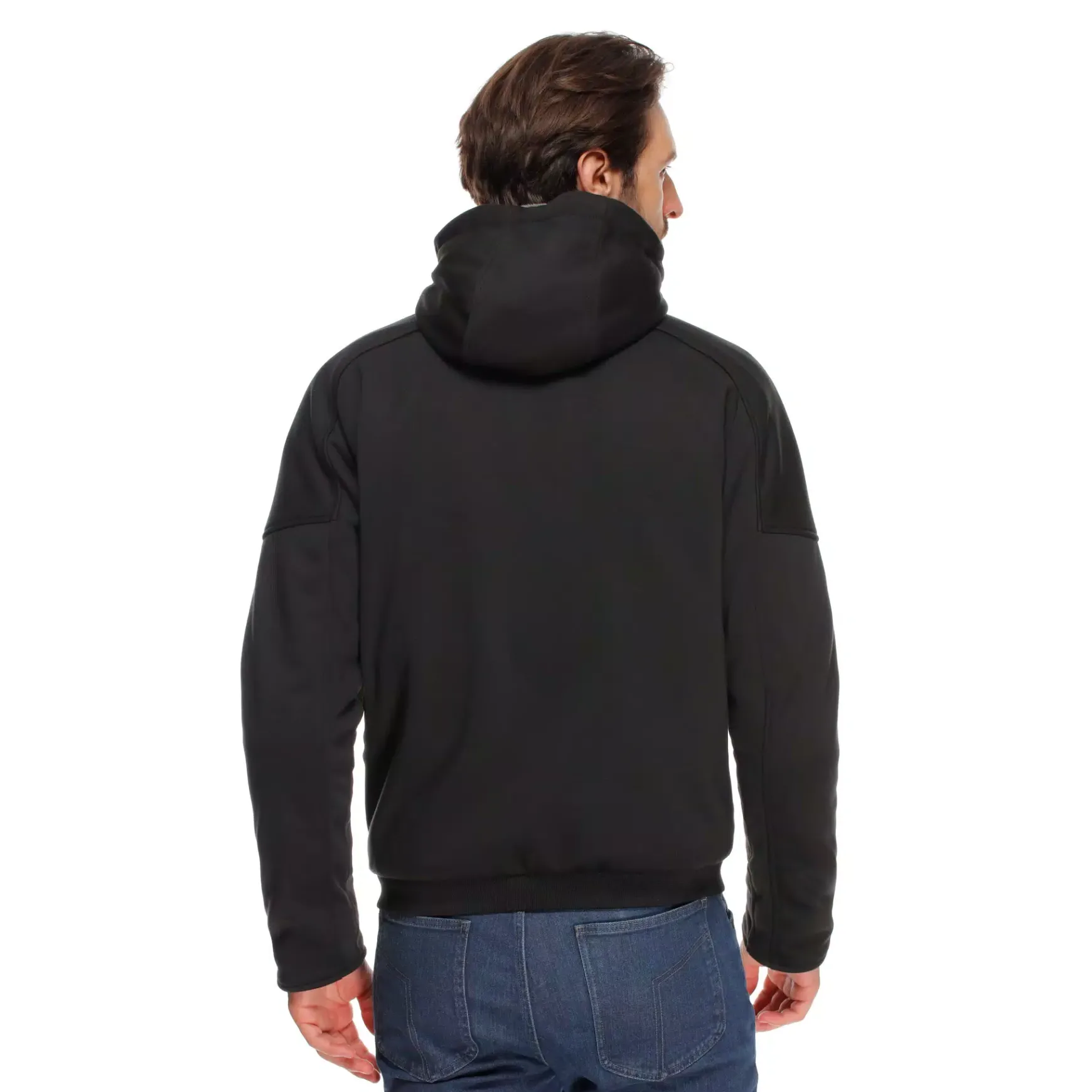 Dainese BOVISA - MOTORRAD-HOODIE MIT PROTEKTOREN HERREN BLACK/WHITE Online