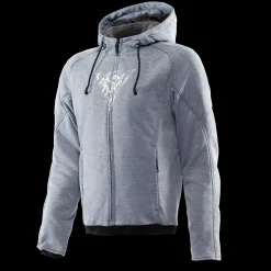 Dainese BOVISA - MOTORRAD-HOODIE MIT PROTEKTOREN HERREN GREY-MELANGE/BLACK Outlet