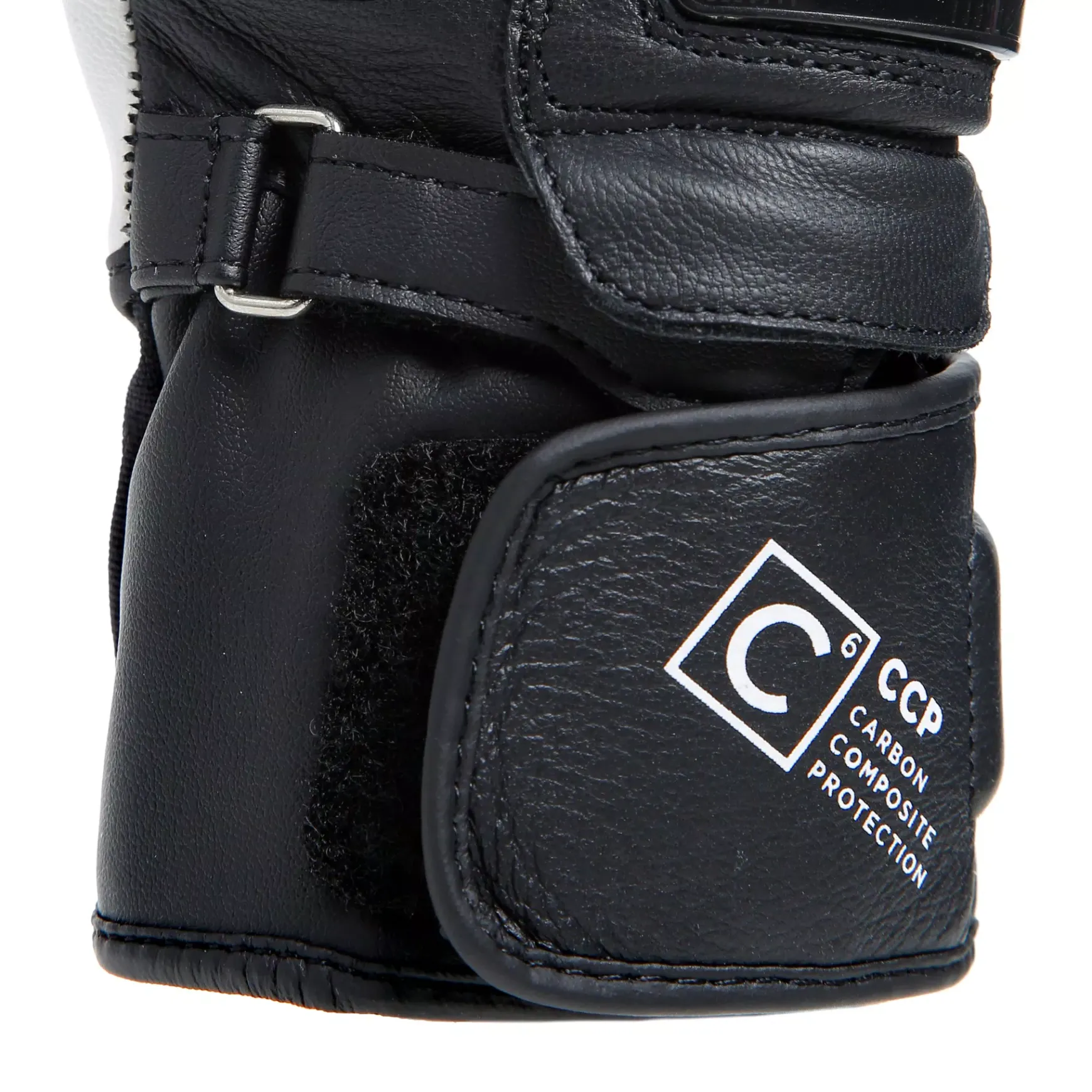Dainese CARBON 4 LONG LADY LEATHER GLOVES BLACK/WHITE/FLUO-RED Sale
