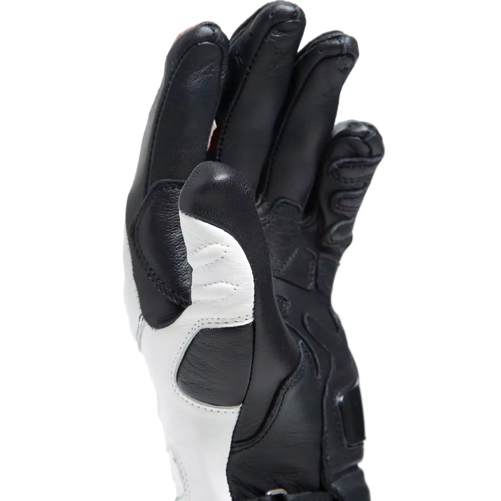 Dainese CARBON 4 LONG LADY LEATHER GLOVES BLACK/WHITE/FLUO-RED Sale