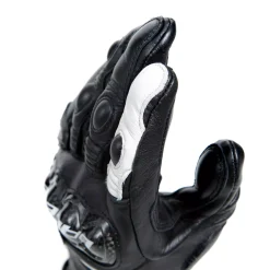 Dainese CARBON 4 LONG LADY LEATHER GLOVES BLACK/BLACK/WHITE Discount