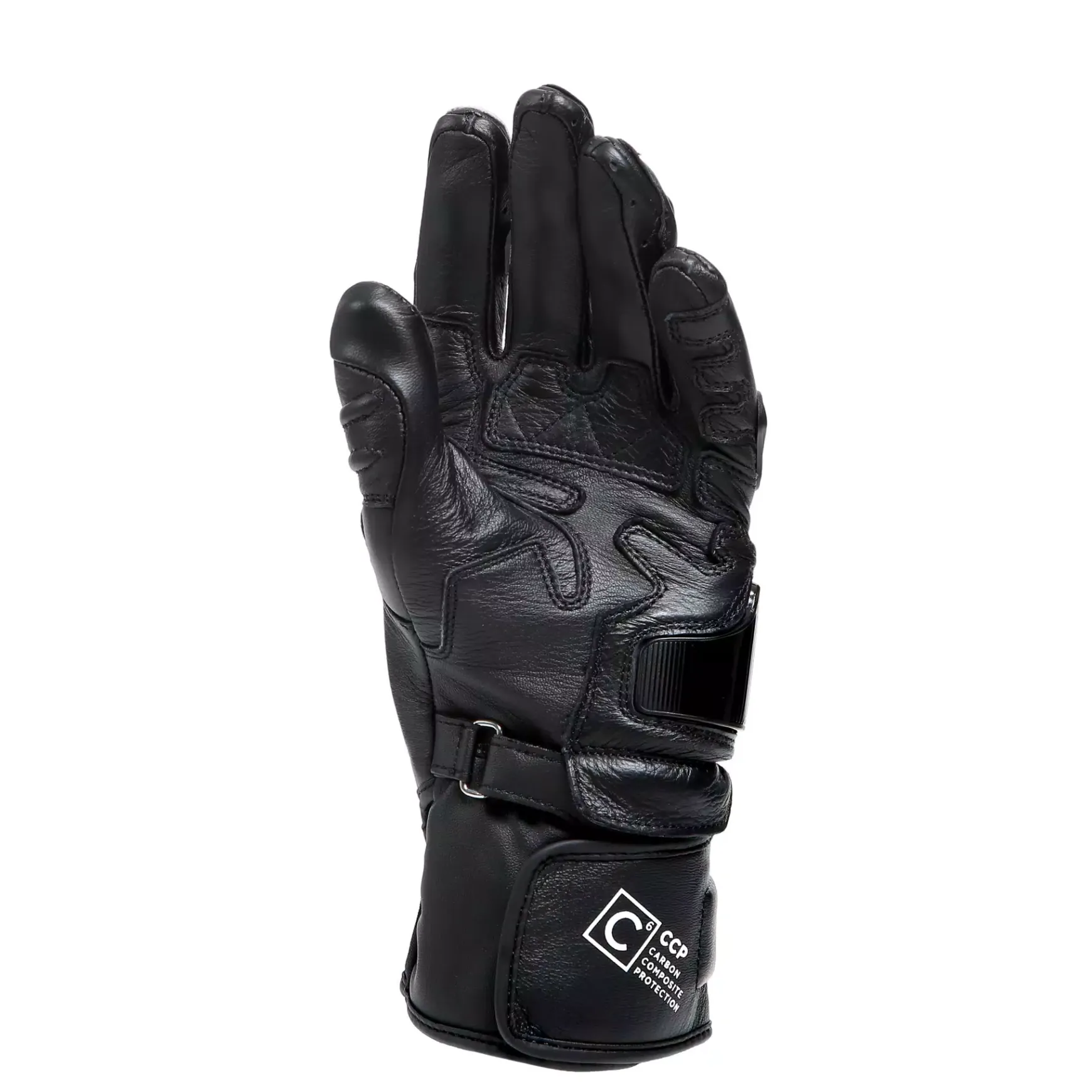 Dainese CARBON 4 LONG LADY LEATHER GLOVES BLACK/BLACK/WHITE Discount