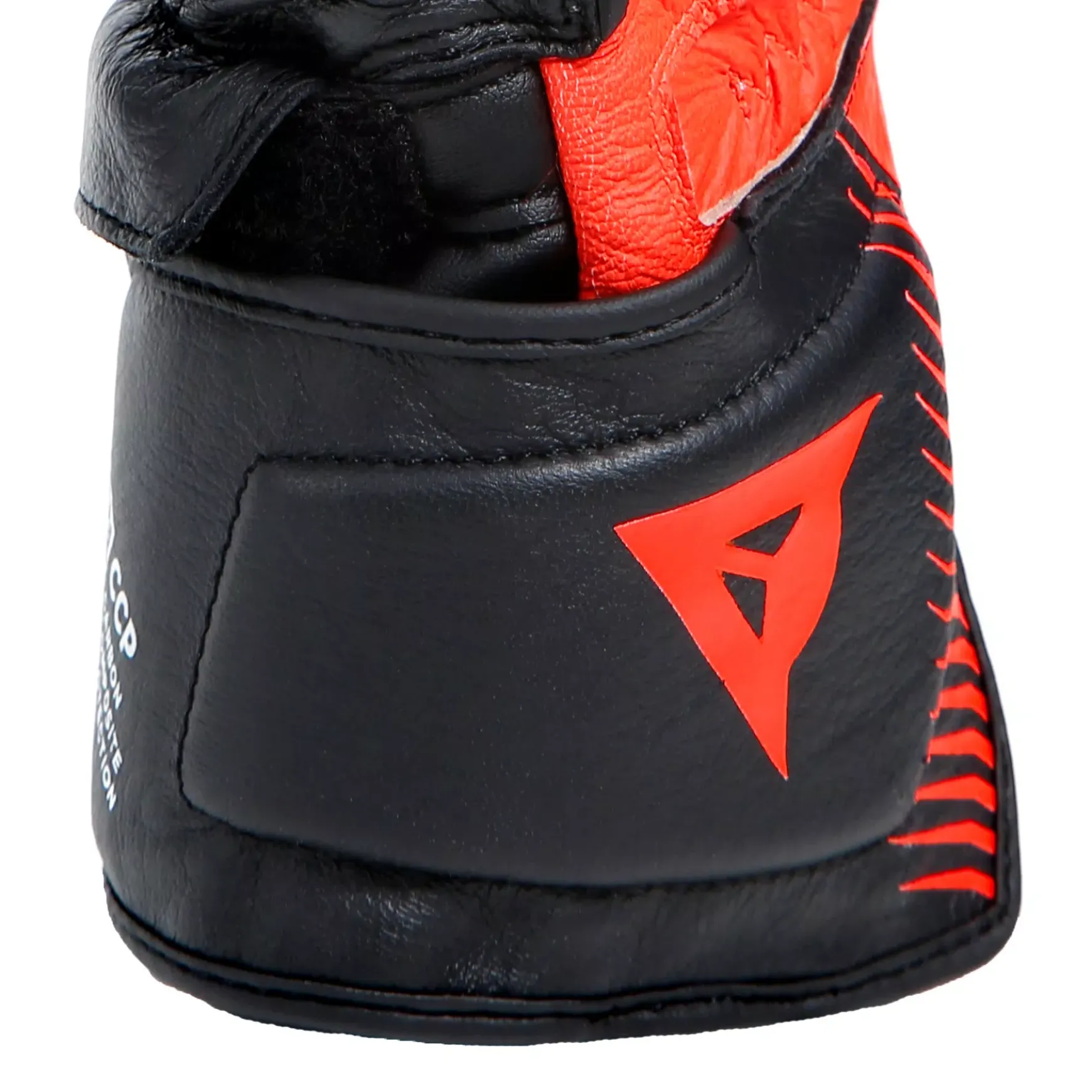 Dainese CARBON 4 LONG LEATHER GLOVES BLACK/FLUO-RED/WHITE Discount