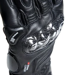 Dainese CARBON 4 LONG LEATHER GLOVES BLACK/BLACK/BLACK New