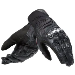Dainese CARBON 4 SHORT LEATHER GLOVES BLACK/BLACK Online