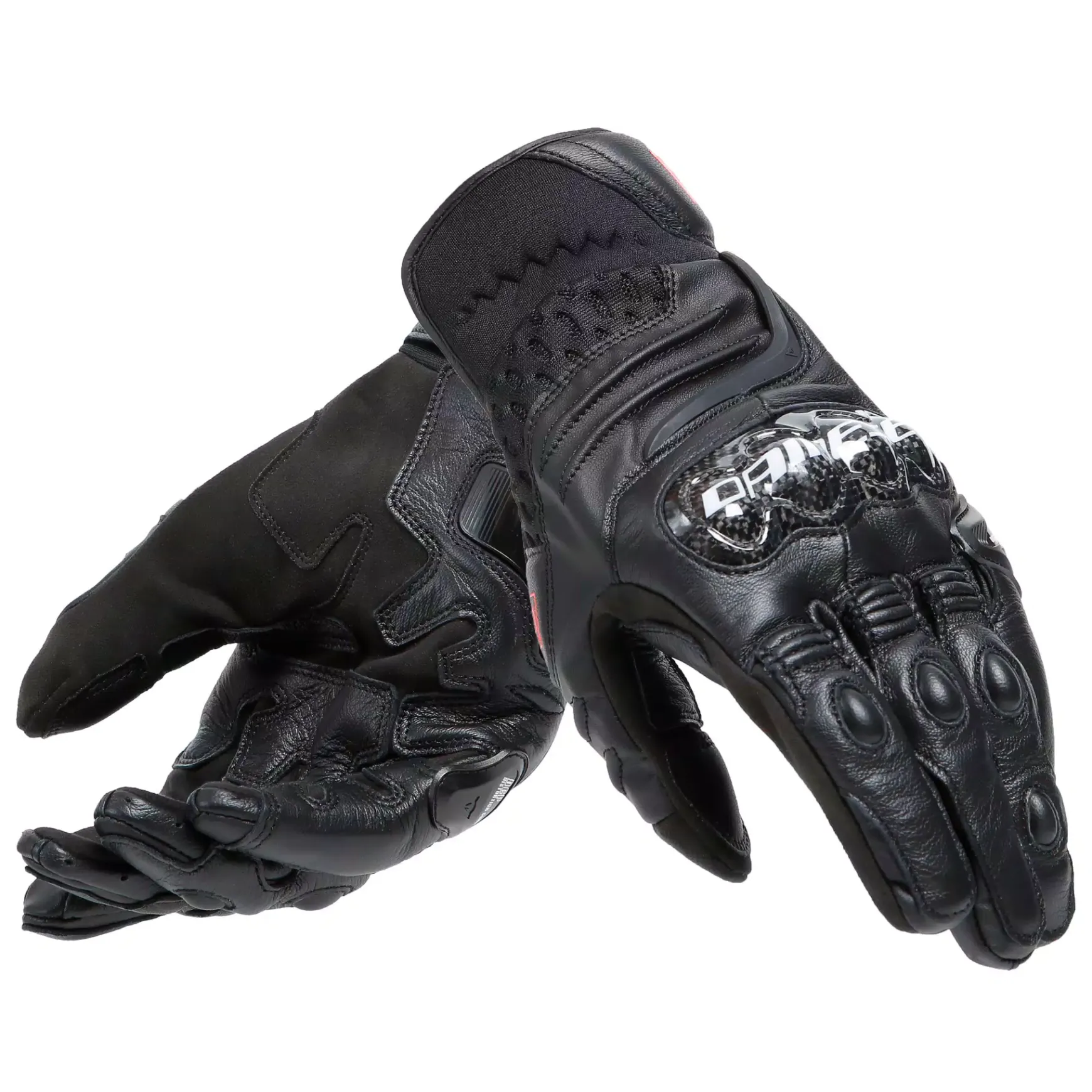 Dainese CARBON 4 SHORT LEATHER GLOVES BLACK/BLACK Online