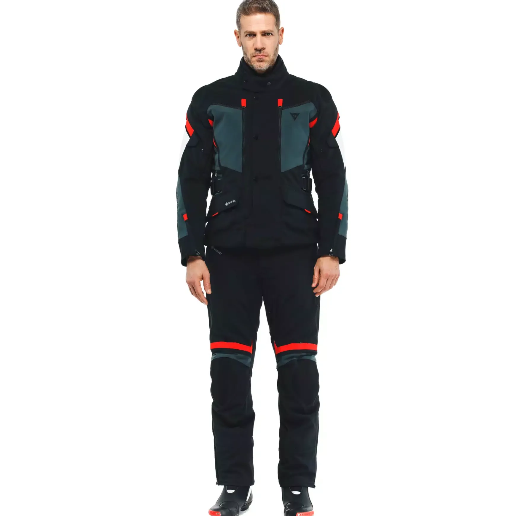 Dainese CARVE MASTER 3 GORE-TEX® JACKET BLACK/EBONY/LAVA-RED