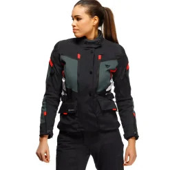 Dainese CARVE MASTER 3 LADY GORE-TEX® JACKET BLACK/EBONY/LAVA-RED Discount