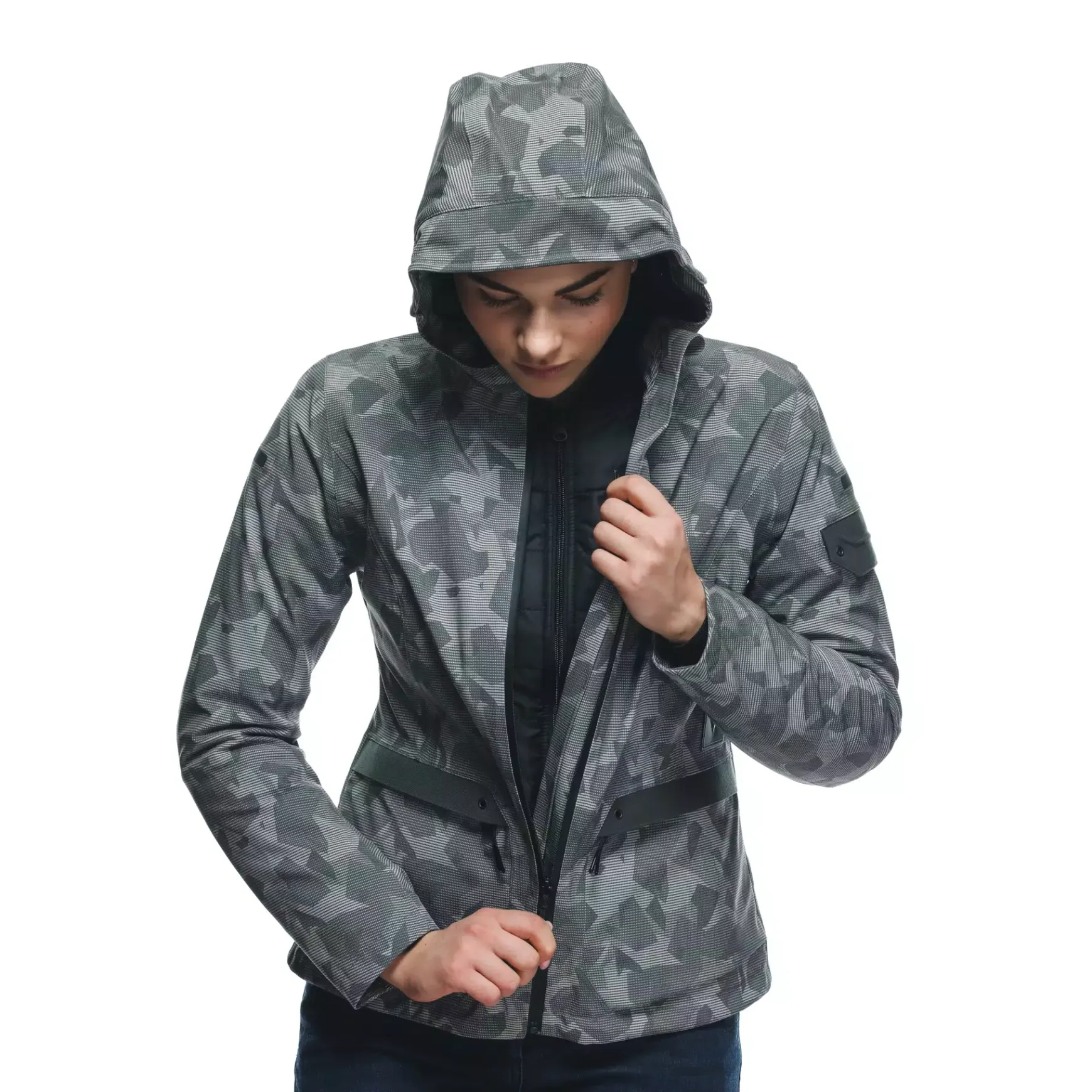 Dainese CENTRALE ABSØLUTESHELL PRO JACKET WMN LONDON FOG CAMO DOTS Hot