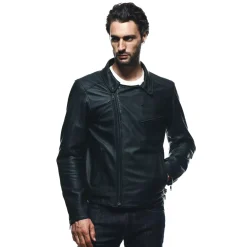 Dainese CHIODO LEATHER JACKET BLACK New