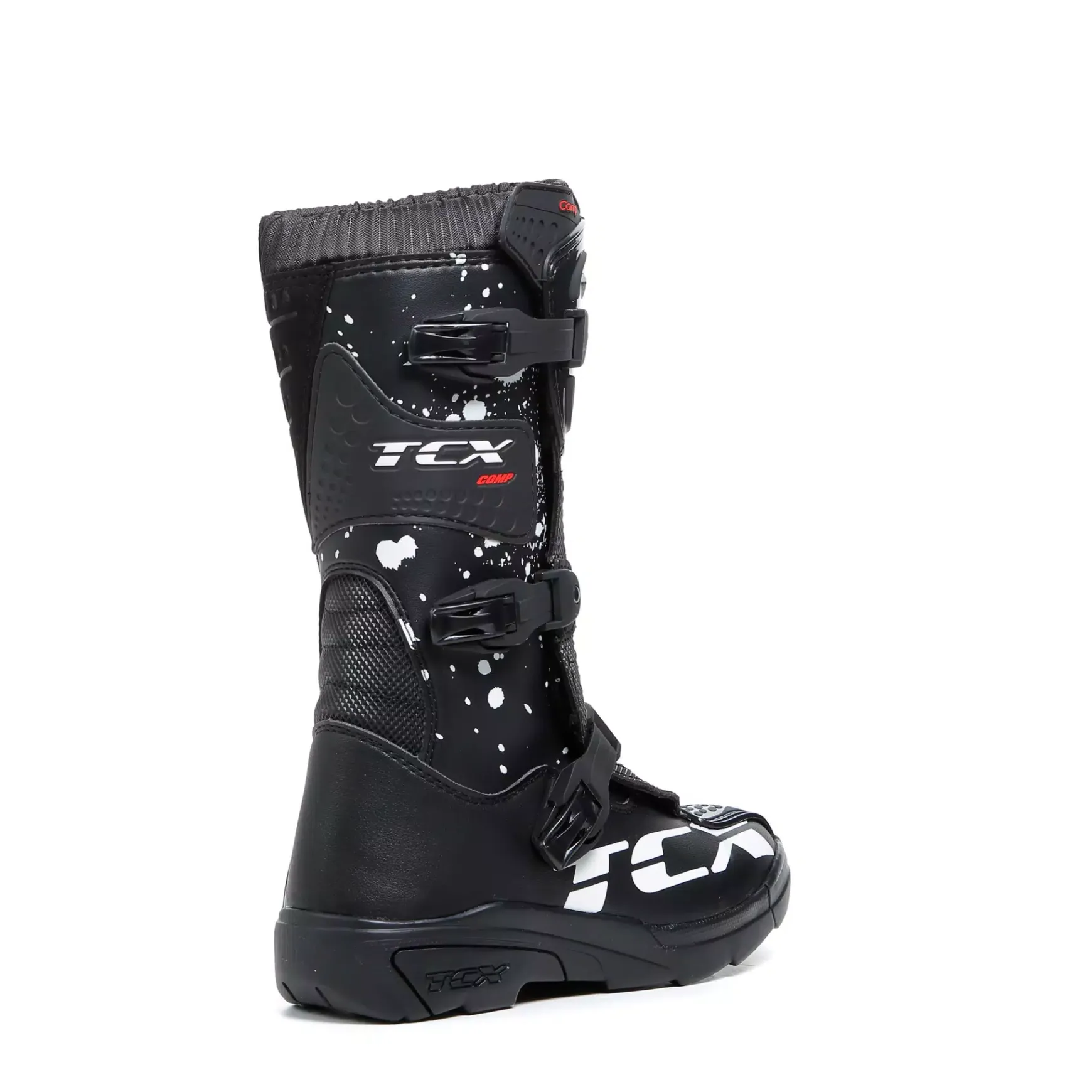 Dainese COMP KID MOTORRADSTIEFEL OFFROAD KINDER - SCHWARZ/SCHWARZ/WEISS New