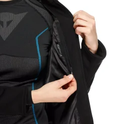 Dainese DAEMON-X - MOTORRAD-HOODIE MIT PROTEKTOREN DAMEN BLACK Clearance