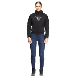 Dainese DAEMON-X - MOTORRAD-HOODIE MIT PROTEKTOREN DAMEN BLACK Clearance