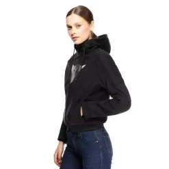 Dainese DAEMON-X - MOTORRAD-HOODIE MIT PROTEKTOREN DAMEN BLACK Clearance