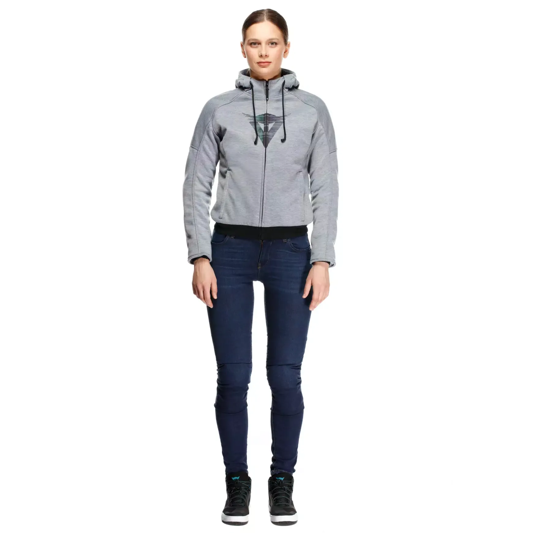 Dainese DAEMON-X - MOTORRAD-HOODIE MIT PROTEKTOREN DAMEN GREY-MELANGE Discount