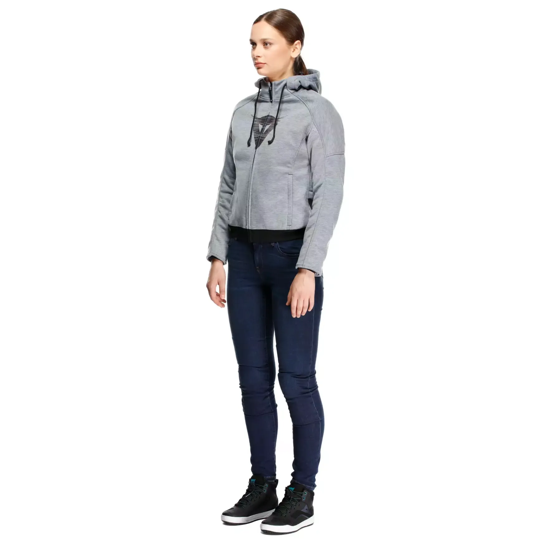 Dainese DAEMON-X - MOTORRAD-HOODIE MIT PROTEKTOREN DAMEN GREY-MELANGE Discount
