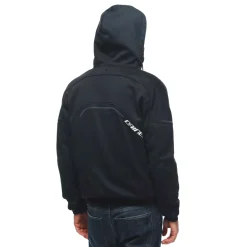 Dainese DAEMON-X SAFETY HOODIE FULL ZIP BLACK/BLACK/WHITE Clearance