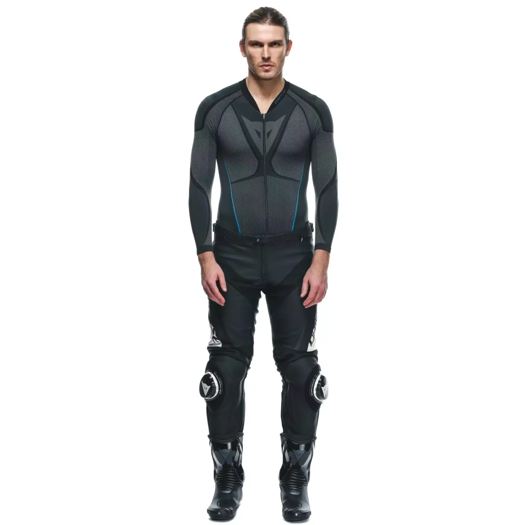Dainese DELTA 4 - MOTORRADHOSE AUS LEDER HERREN BLACK/WHITE Sale