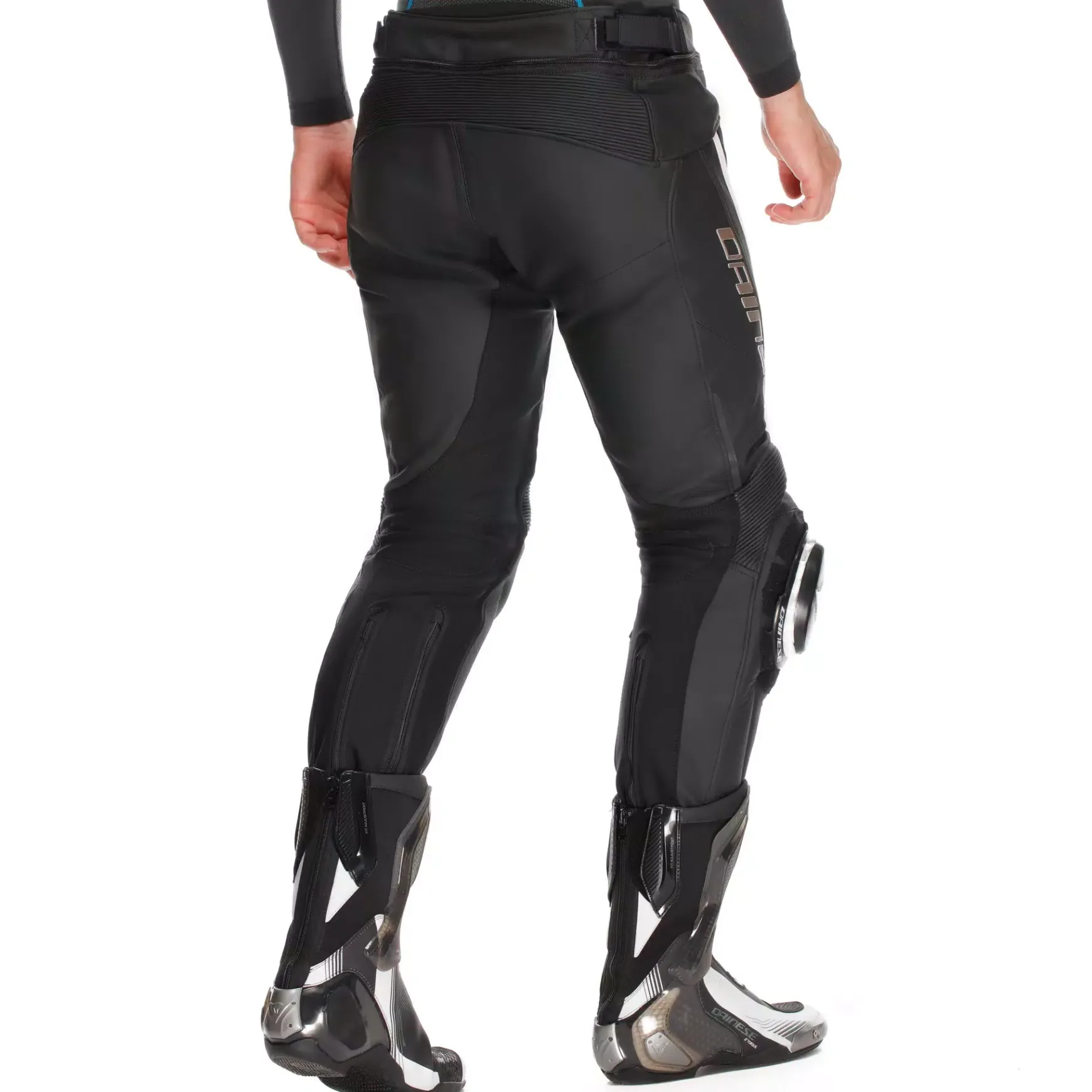 Dainese DELTA 4 - MOTORRADHOSE AUS LEDER HERREN BLACK/TIBETAN PLATINUM/WHITE Online