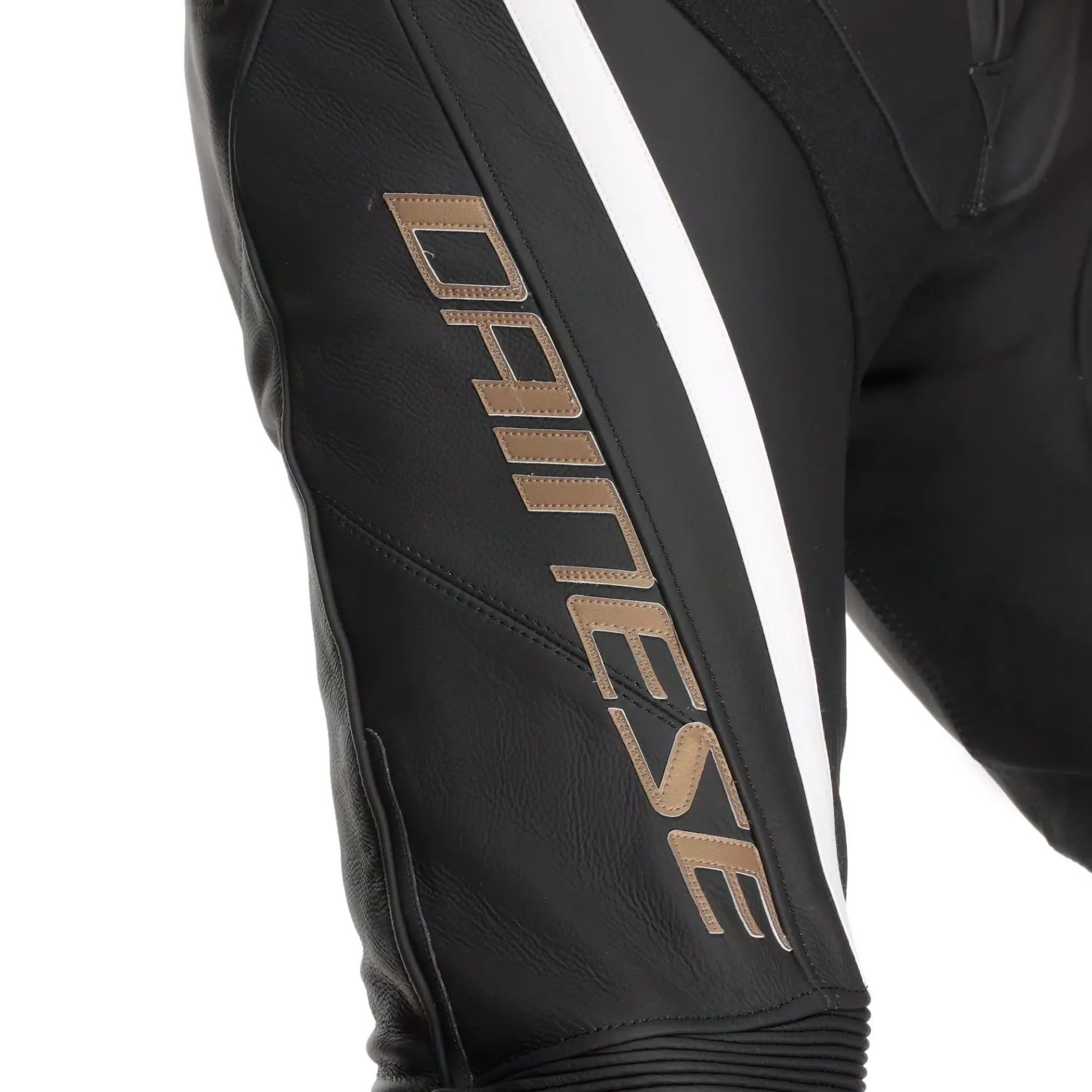 Dainese DELTA 4 - MOTORRADHOSE AUS LEDER HERREN BLACK/TIBETAN PLATINUM/WHITE Online