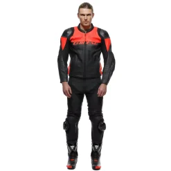 Dainese DELTA 4 PERF. LEATHER PANTS BLACK/BLACK Discount